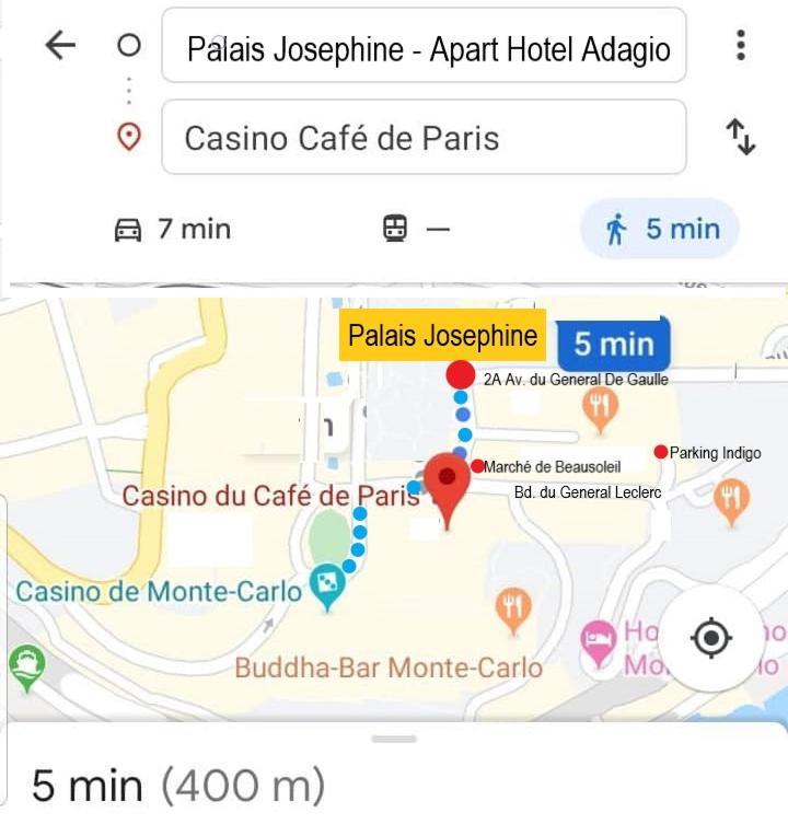 Monaco A 300M Du Casino - Grand Studio Avec Piscine Beausoleil Bagian luar foto